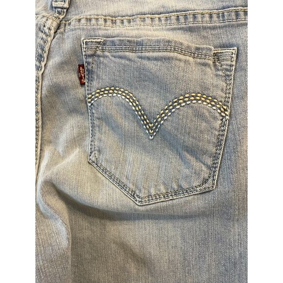 LEVI’S BOLD CURVE LOW RISE SKINNY Jeans Light Blue Sz. 15 W32x L32 - Women’s - Picture 5 of 10